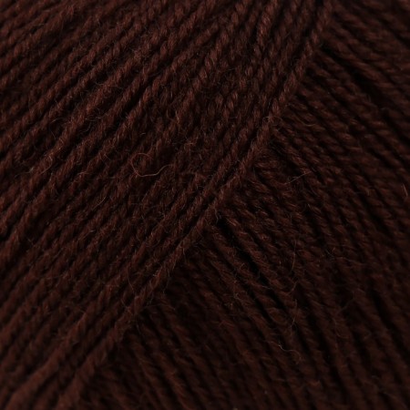 Australian merino yarn 95% wool, 5% acrylic volume 400m/100g (251 brown)-3