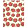 Pillow Golk "Watercolor Christmas star, decorative, size 16x45 cm