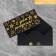 The envelope for the money "Stars", on black craft, embossing, 16.5 x 8 cm