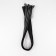 Lightning "Spiral", No. 5, detachable, waterproof, with a reflective tape, castle machine, 70 cm, black/gray color