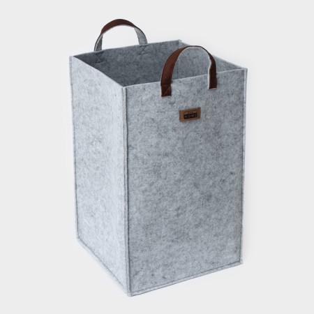 EVA Elegance storage basket, 30 × 30 × 50 cm, gray color