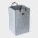 EVA Elegance storage basket, 30 × 30 × 50 cm, gray color