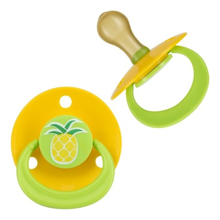 Latex-Latex classic “pineapple” nipple, with a curved pile, from 0 months.