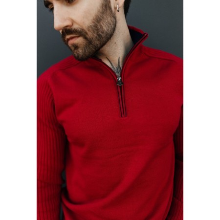 Jumper male ise, size 50, red color-6