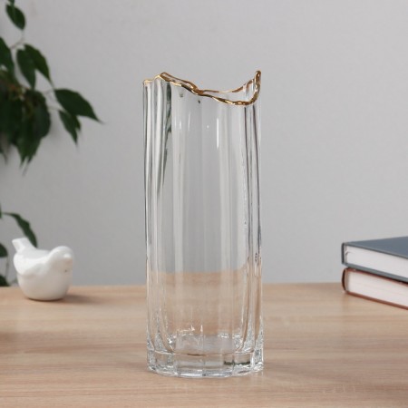 VAZA Table "Milagros" Classic, 25x9.5 cm, transparent