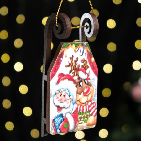 Christmas tree decoration "Sanges No. 15", 12.5 x 6 cm-1