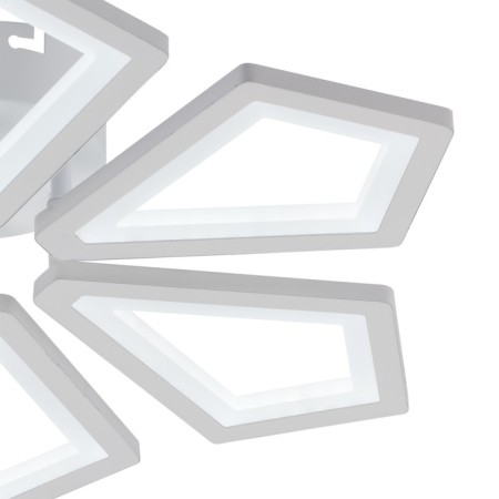 Ceiling light ESCADA, 10284/6LED. 1x65W, LED, 6040LM, 3000/4000/6500K, 470x470x85 mm, white color-3