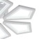 Ceiling light ESCADA, 10284/6LED. 1x65W, LED, 6040LM, 3000/4000/6500K, 470x470x85 mm, white color