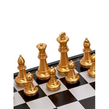 Magnetic chess 36 x 37 cm, King H-8 cm, Pig H-4.2 cm-3