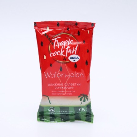 Wet Aura Tropic Cocktail napkins, refreshing, mix, 15 pcs.-6