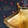 Ceramic serving dish "Golden Leaf", 23 × 23 cm, gold color
