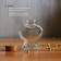 Glass jar for spices with a cork lid of the parf. Heart ", 85 ml, 6.8 × 7.5 cm