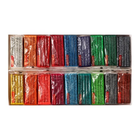 Plasticine 18 colors, 324 g, Erichkrause "Kids Space Animals", with a glass, in cardboard packaging-1