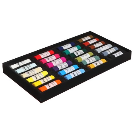Pastel dry set 24 colors "Gamma", D-15 mm/L-48 mm, in a cardboard box-1