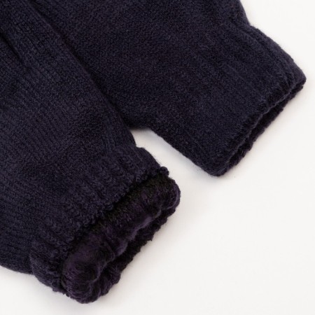 Gloves female thermo, the color is blue, size 7-8-2