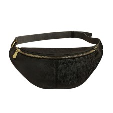 Waist bag, lightning department, adjustable belt, black color