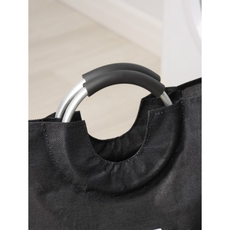 Bellya basket with handles of the shade "Modern", 30 × 58 cm, black color-2