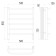 Electric Terminus towel "Euromix" P6, 500x650 mm, chrome