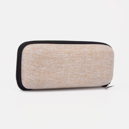Lightning glass case, beige color-1