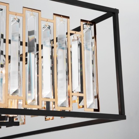 Suspended Bogate’s Cella 377/9, E14, 9x60W, 650x650x950 mm, gold, black-2