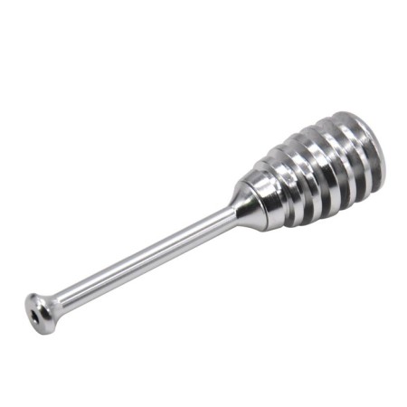 Chicken pipe "Hive", 8 x 8.2 cm, silver-1