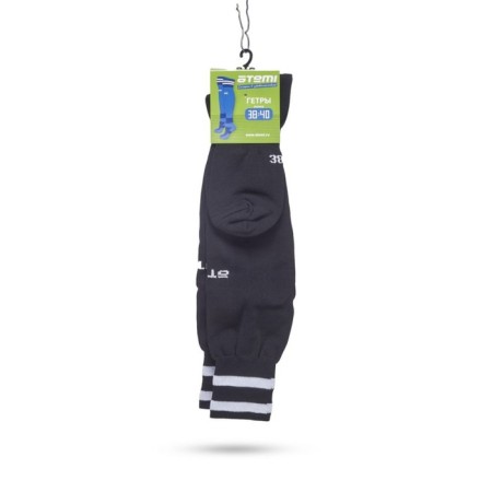 ATEMI football leggings, black color, ASSK-001SS23-BLK, size 41-43-2