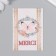 Postcard with seeds "grow" Mercy "5*7cm