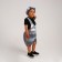 Carnival costume "Striped cat", plush, p. 30, height 110-116 cm