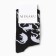 Minaku socks "cats", black color, size 38-39 (25 cm)