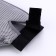 Mitten - comb with metal teeth, gray