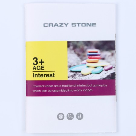 Developing set "pebbles", 24 × 19.5 × 6 cm, 36 pebbles + a book with tasks-6