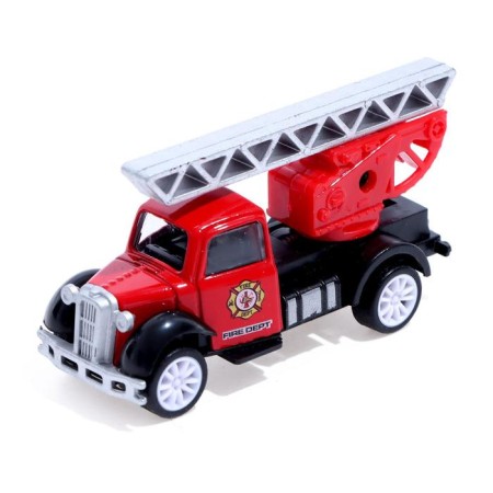Metal truck "Fire Service", inertia, mix-3