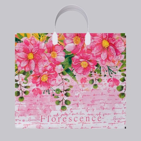 Package "Flowering", polyethylene with a plastic pen, 80 μm 37 x 34 cm