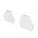 Plugs for a round low -profile busbar Exign 2 pcs, white