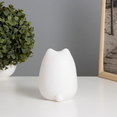 Night "cat" LED from white batteries 9.5x9x13.5 cm Risalux-4