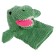 Soft toy on the hand "dinosaur", 26 cm, green color