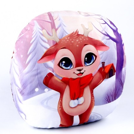 New Year's pillow Round "Olena", for the New Year-1