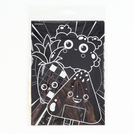 Engraving "fun" with a color effect, set 2 pcs, stack-5