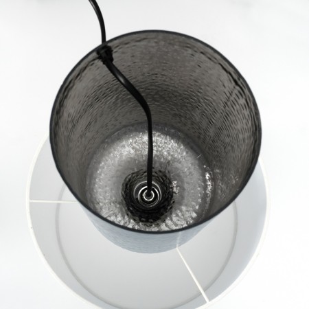Hand lamp with lampshade RISALUX "SLIN", E27, 40 W, chrome, 30 × 30 × 58 cm-6
