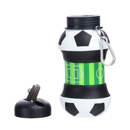 Water bottle, 550 ml, "football", folding, 18 x 8.7 cm-3