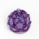 Figure candle "Lotus", 6.6x6.5 cm, purple, in the box