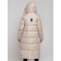 Coat insulated winter female, size 42, beige color