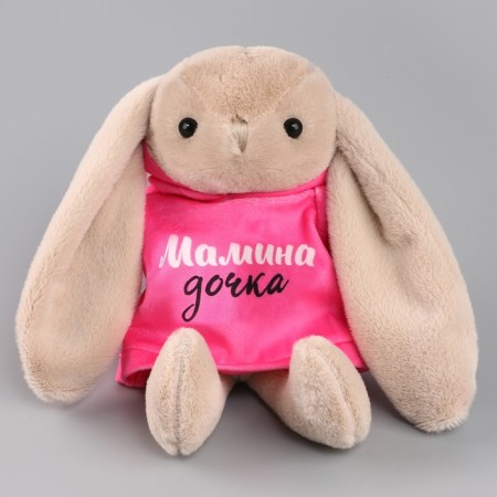 Soft toy of stroke "Mom's daughter", color mix-1