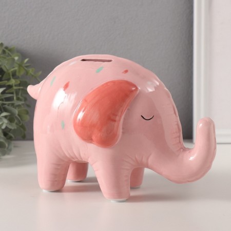 Pigger Ceramics "Elephant-Sharik in Confetti" 21.9x10.7x14.1 cm-1