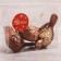 Jewelry decoration "Singing Birds" (set 3 pcs) 10x7 cm, brown