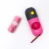 A container with a flashlight, cleaning packages for dogs (roll 15 pcs), pink