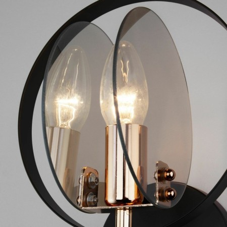 Wall lamp in the style of loft Gallo, 60W, E14, 10x18.5x25.3 cm-2