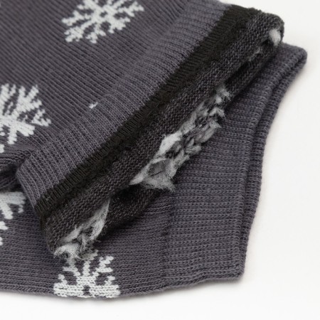 Women's socks "Fox and snowflakes" Color color, size 23-25-3