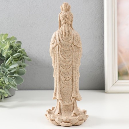 Polystone souvenir "Guanin" Sand 8.3x8.5x22 cm-2