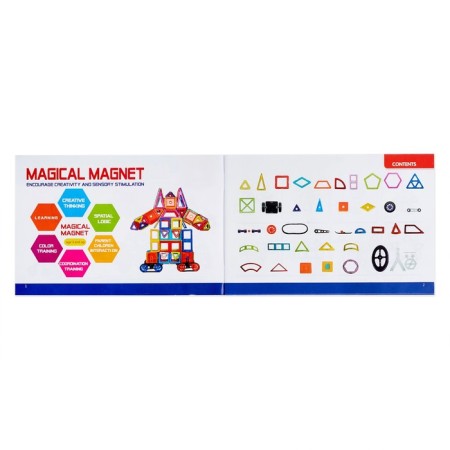 Magnetic designer "Magic Magnet", 56 parts-3